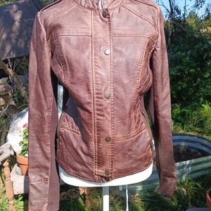 Maurices Dark Brown Jacket. See Pictures for materials.